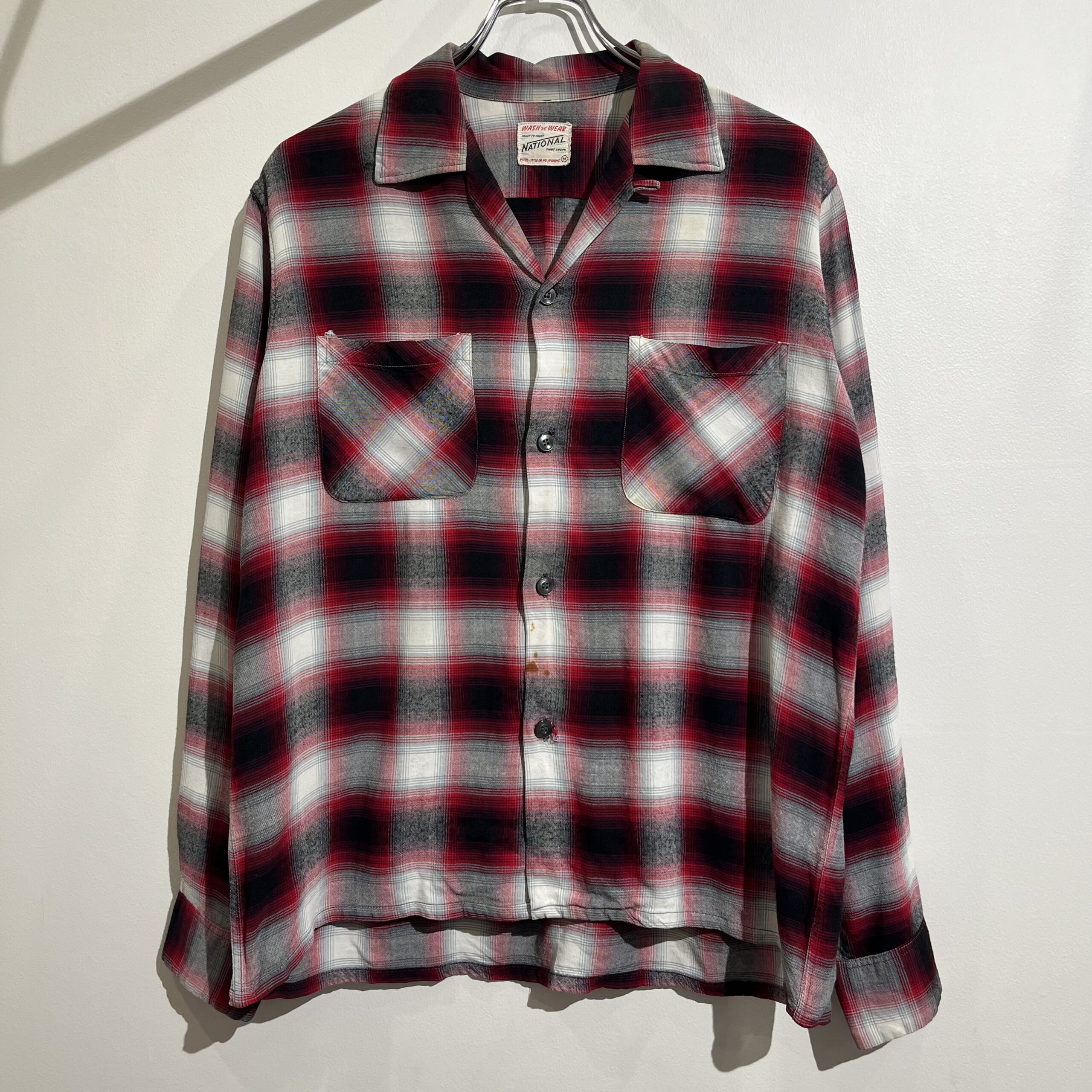 8/5 ONLINE 入荷！60s NATIONAL Ombre Check Rayon Shirt 60年代 ...