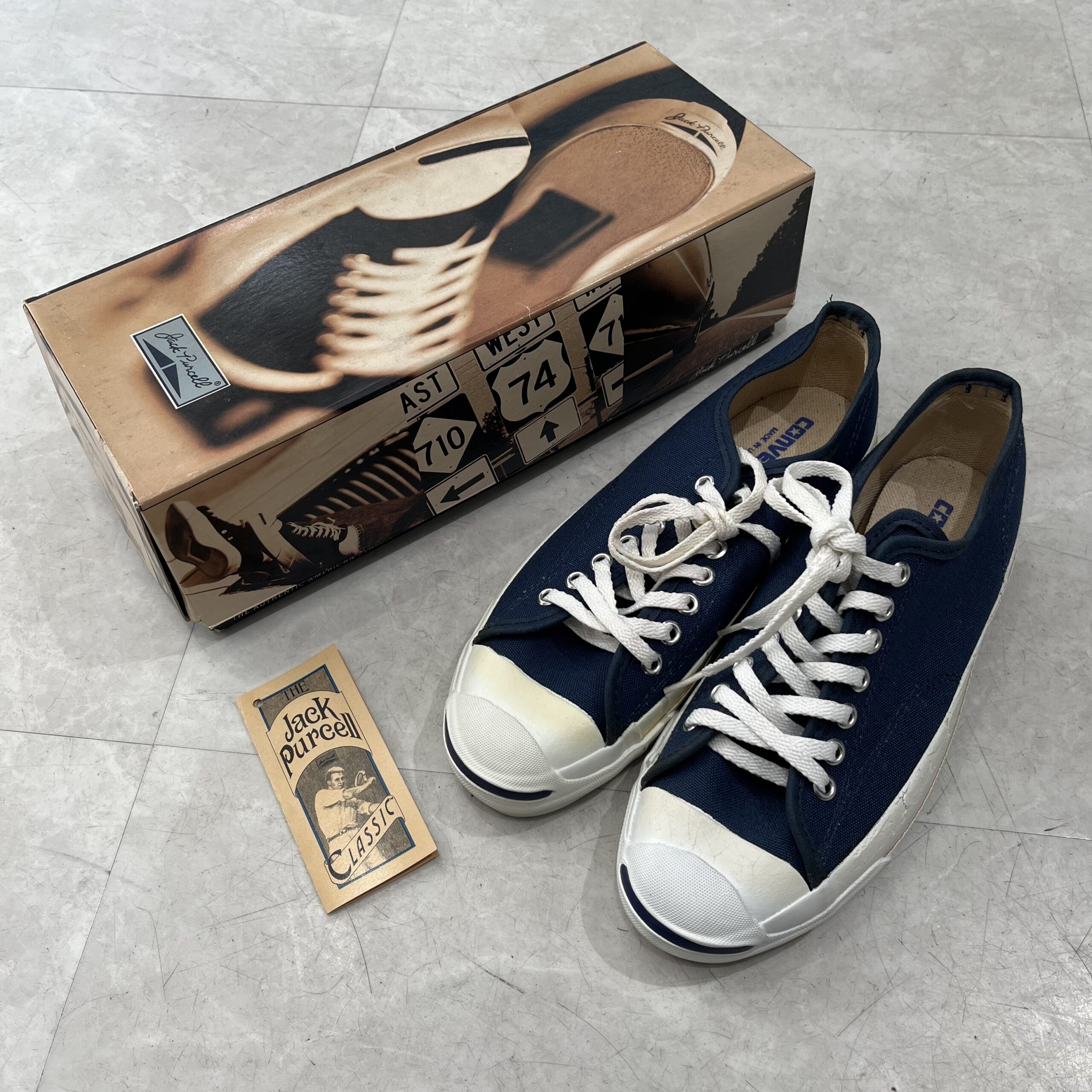 90s converse jackpurcell dedstock 2足セット - 靴